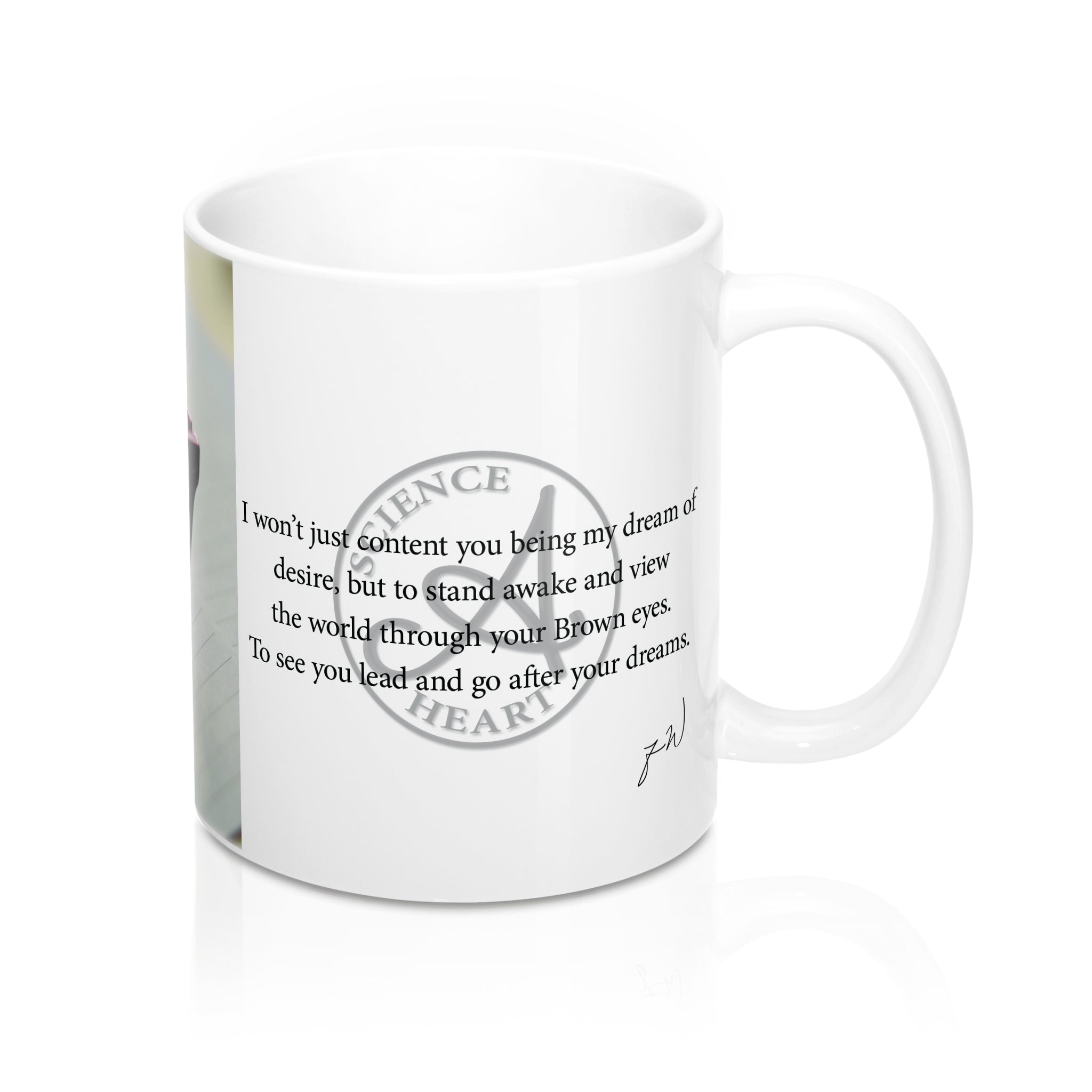 "I won’t just content you being my dream of desire" Mug